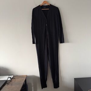 COS Wool Knit Jumpsuit Size Small Preppy Tapred Minimalist Leisurewear Modest